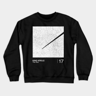 King Krule / Minimalist Graphic Artwork Design Crewneck Sweatshirt